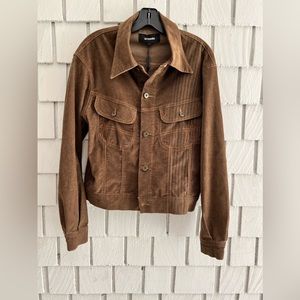 Ahluwalia striped corduroy trucker jacket Size L